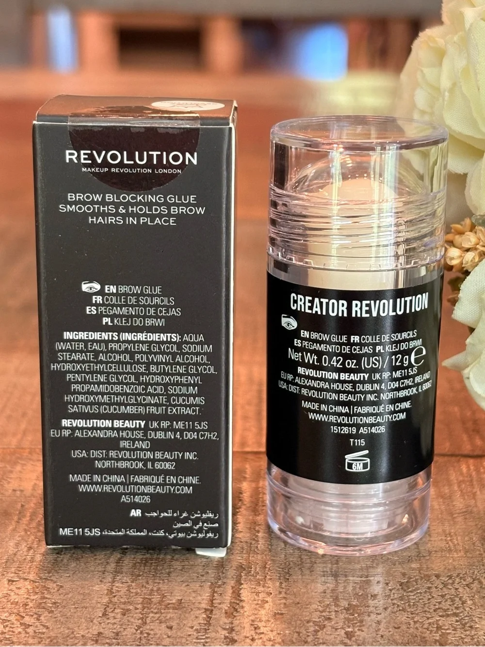 NEW Makeup REVOLUTION London Creator Revolution BROW BLOCK GLUE!